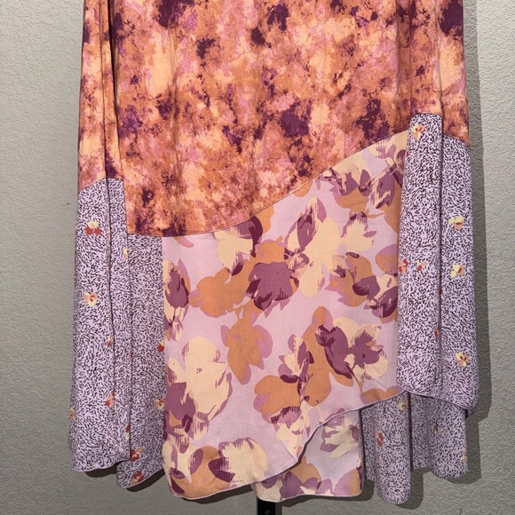 Logo by Lori Goldstein Floral Patchwork Maxi Skirt - Picture 3 of 3